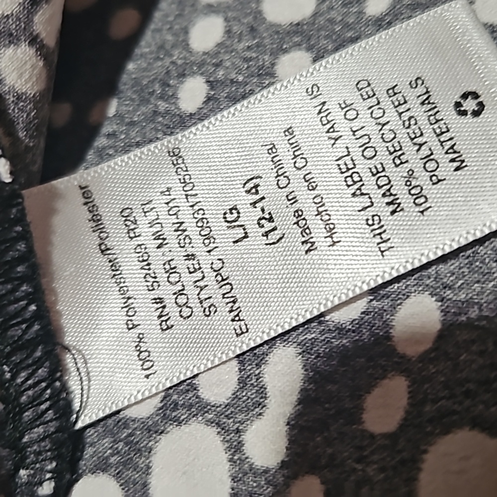 Scoop | Black and White Dotted Ruffled Dress - Picture 9 of 10